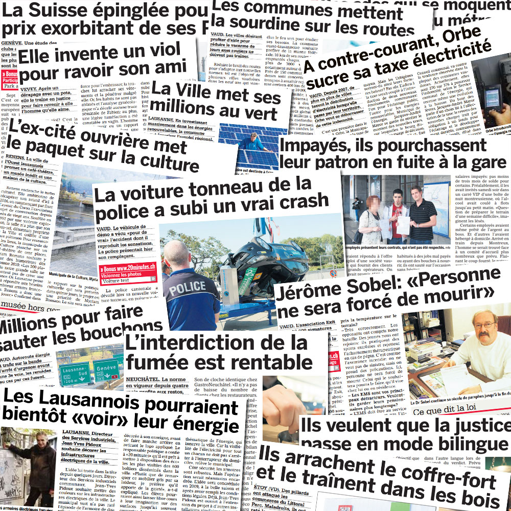 Articles dans 20 minutes